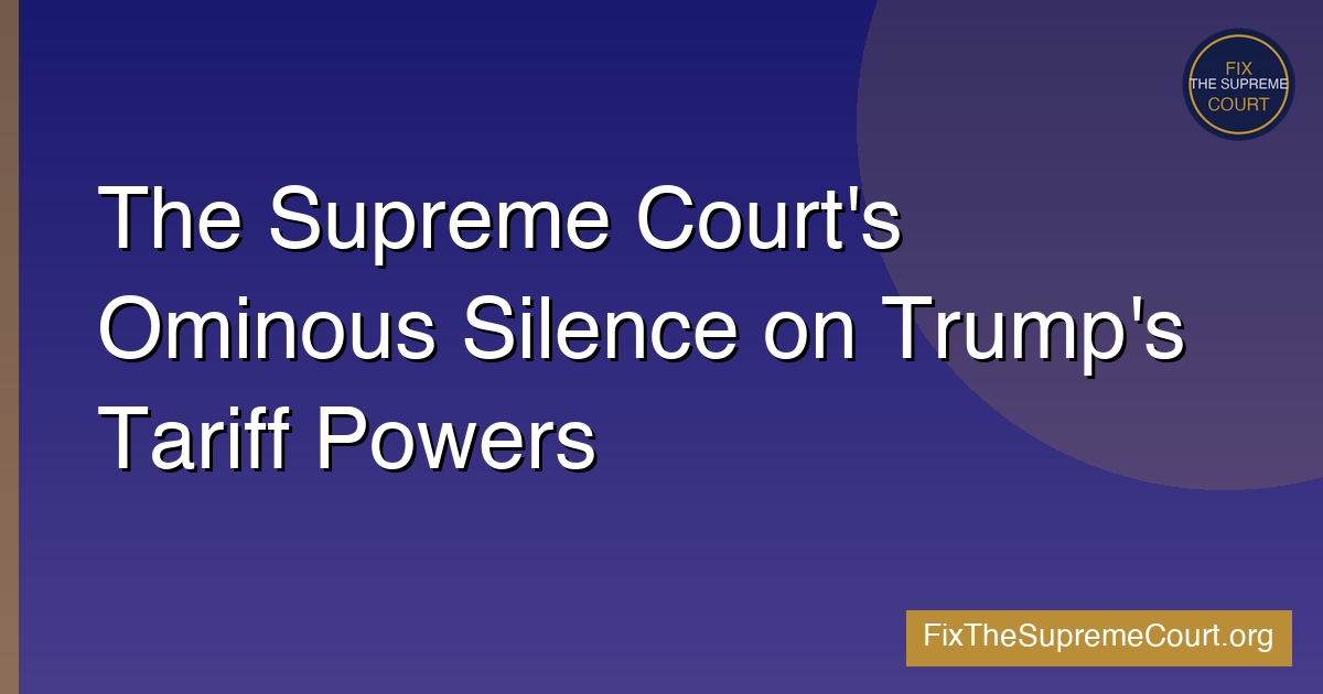 Supreme Court delays ruling on presidential tariff authority