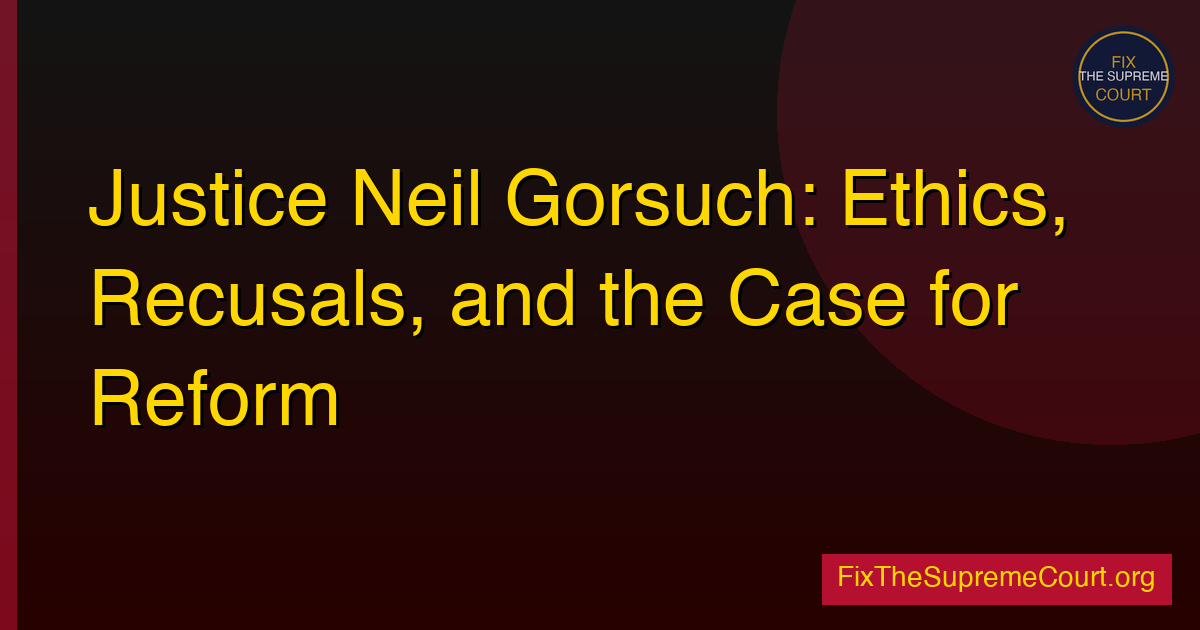 Neil Gorsuch official Supreme Court portrait style illustration