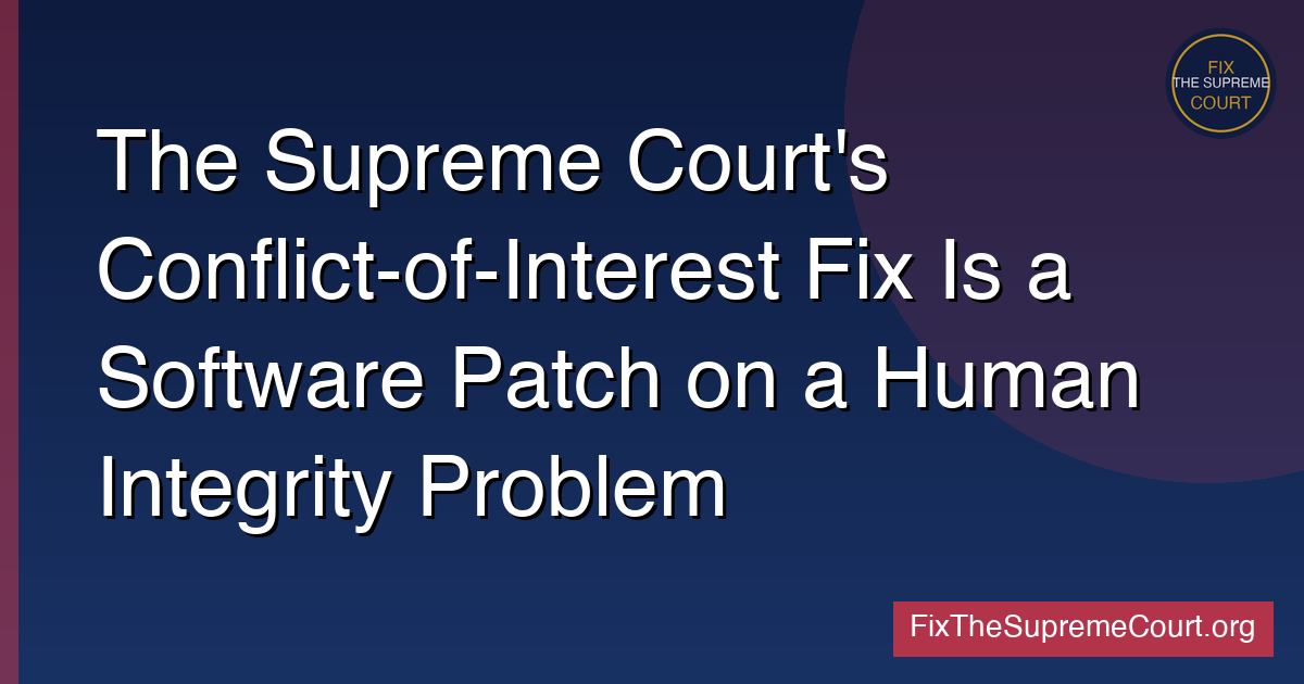 Supreme Court justices with stock holdings create conflicts of interest